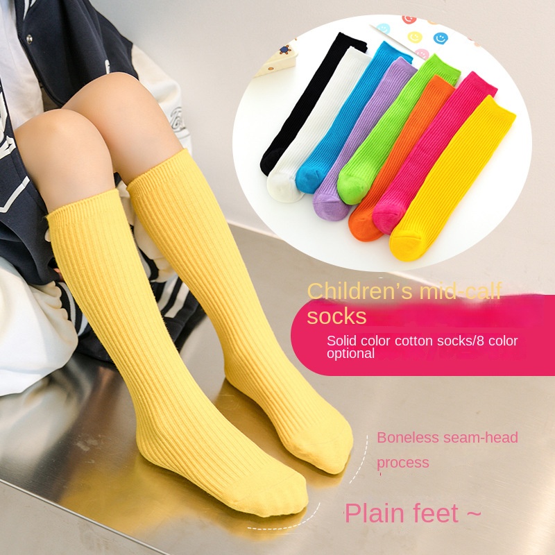Baby Sock Oximeter - 1pairs Cute Baby Girls Ribbed Tube