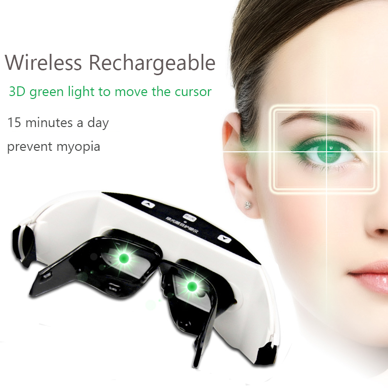 Light Therapy Glasses - Wireless 3D Rechargeable Green Light Eye