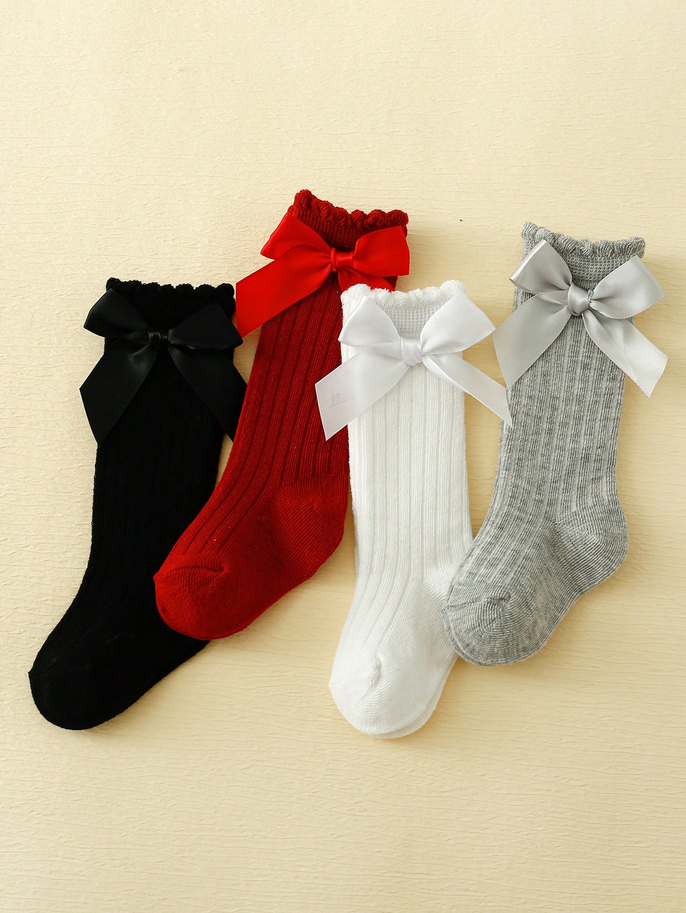 Baby Sock Oximeter - 4/5 Pairs Baby Girls Long Knee