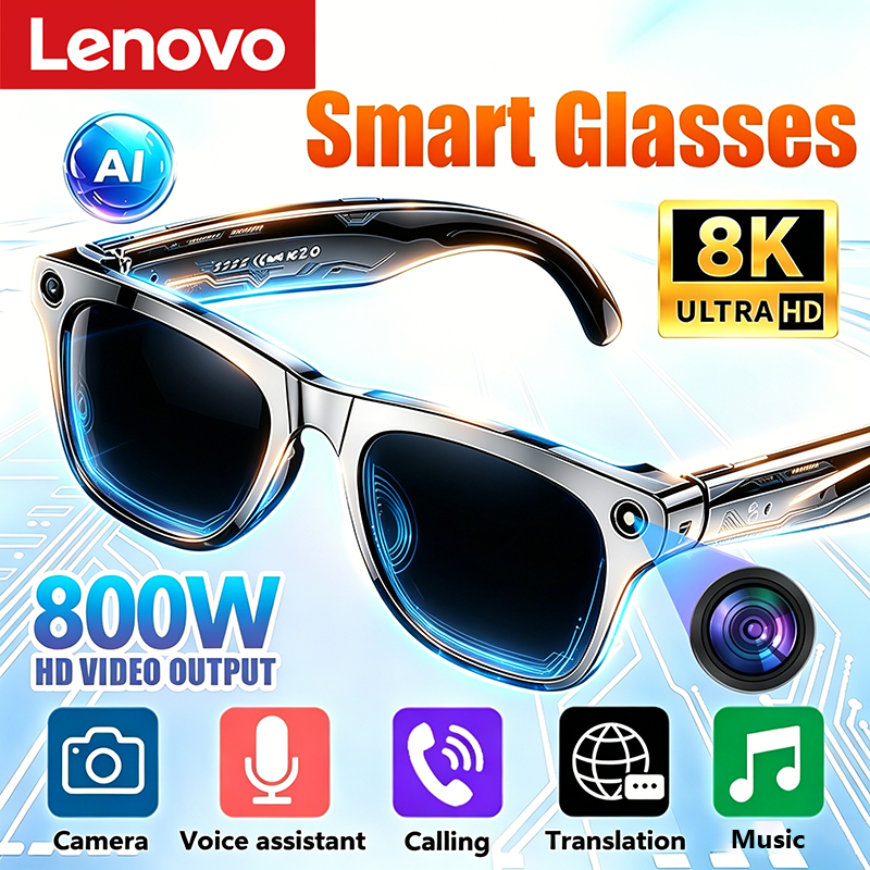 Smart Glasses Lens - Lenovo 2026 New AI Glasses 800w