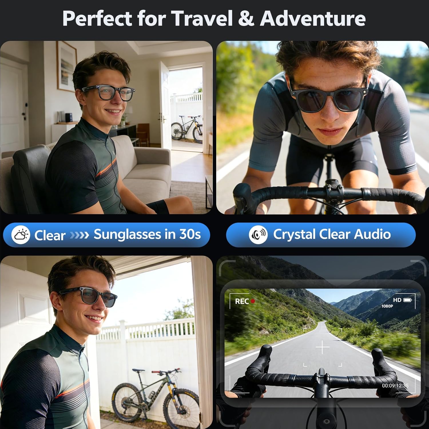 2026 4K 8MP Smart Glasses Men  - Smart Glasses Lens 리뷰 및 가격