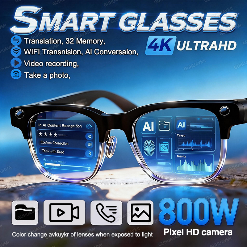 2026New 800W Pixel Camera Smar - Smart Glasses Lens 리뷰 및 가격