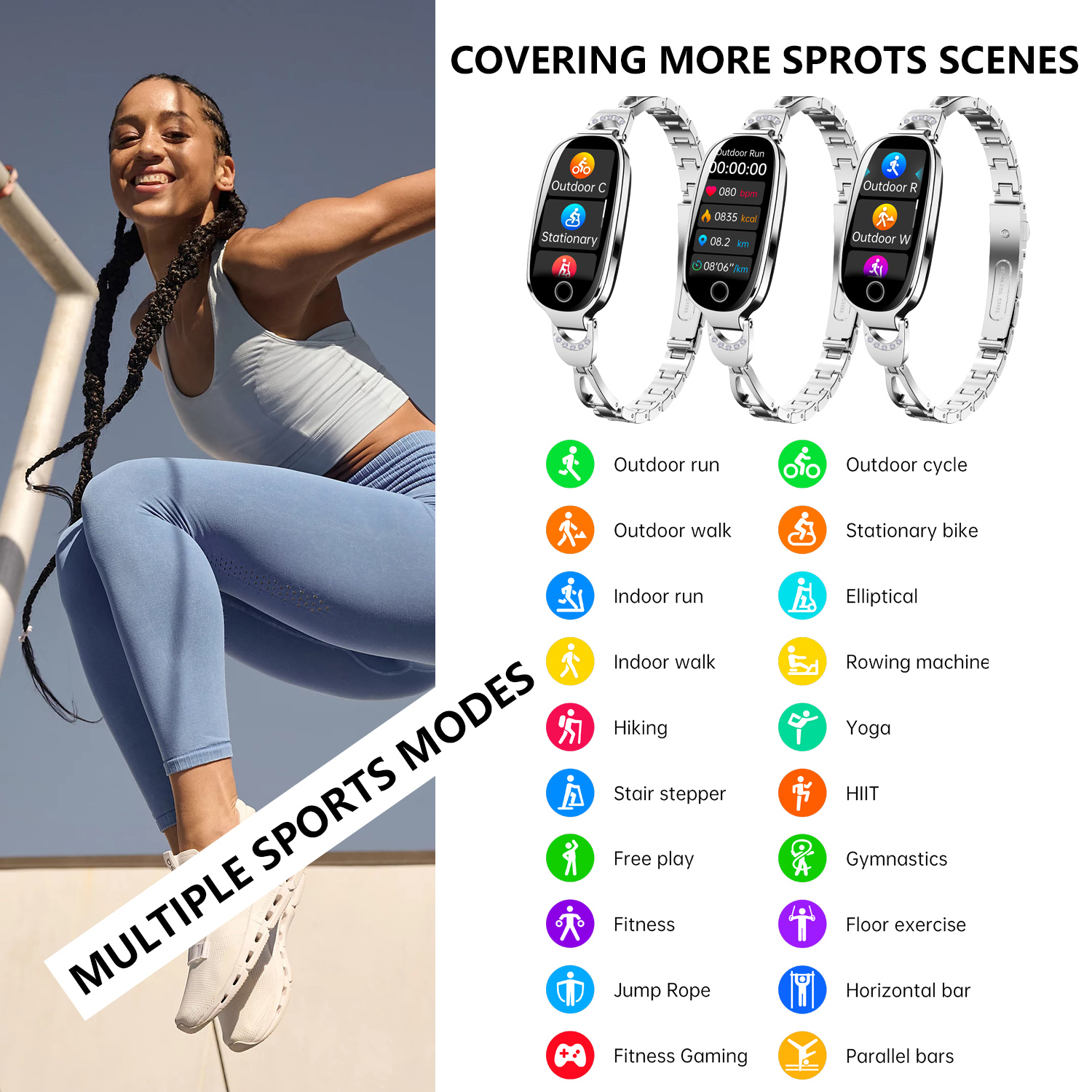 F81 Girl Heart Rate Waterproof - Breath Rate Monitor 리뷰 및 가격