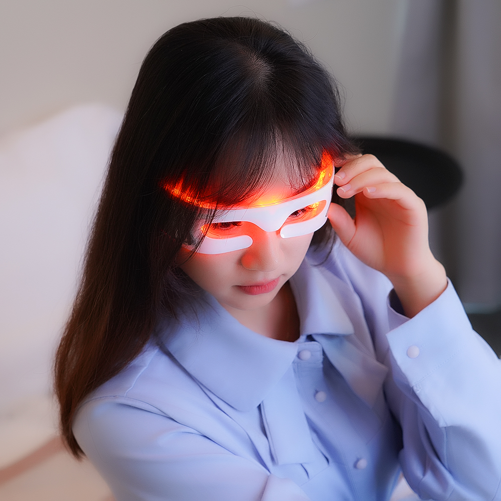 LED Eyecare Mask Device EMS Si - Light Therapy Glasses 리뷰 및 가격