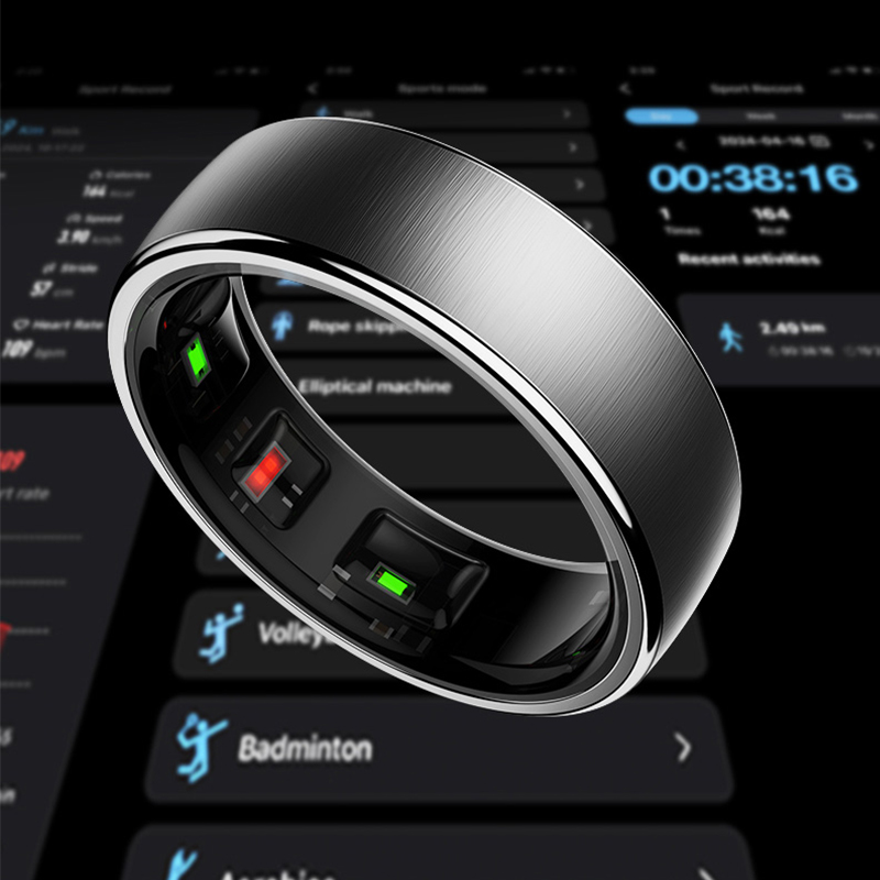 Smart Ring Men Women with Char - Temperature Ring Skin 리뷰 및 가격