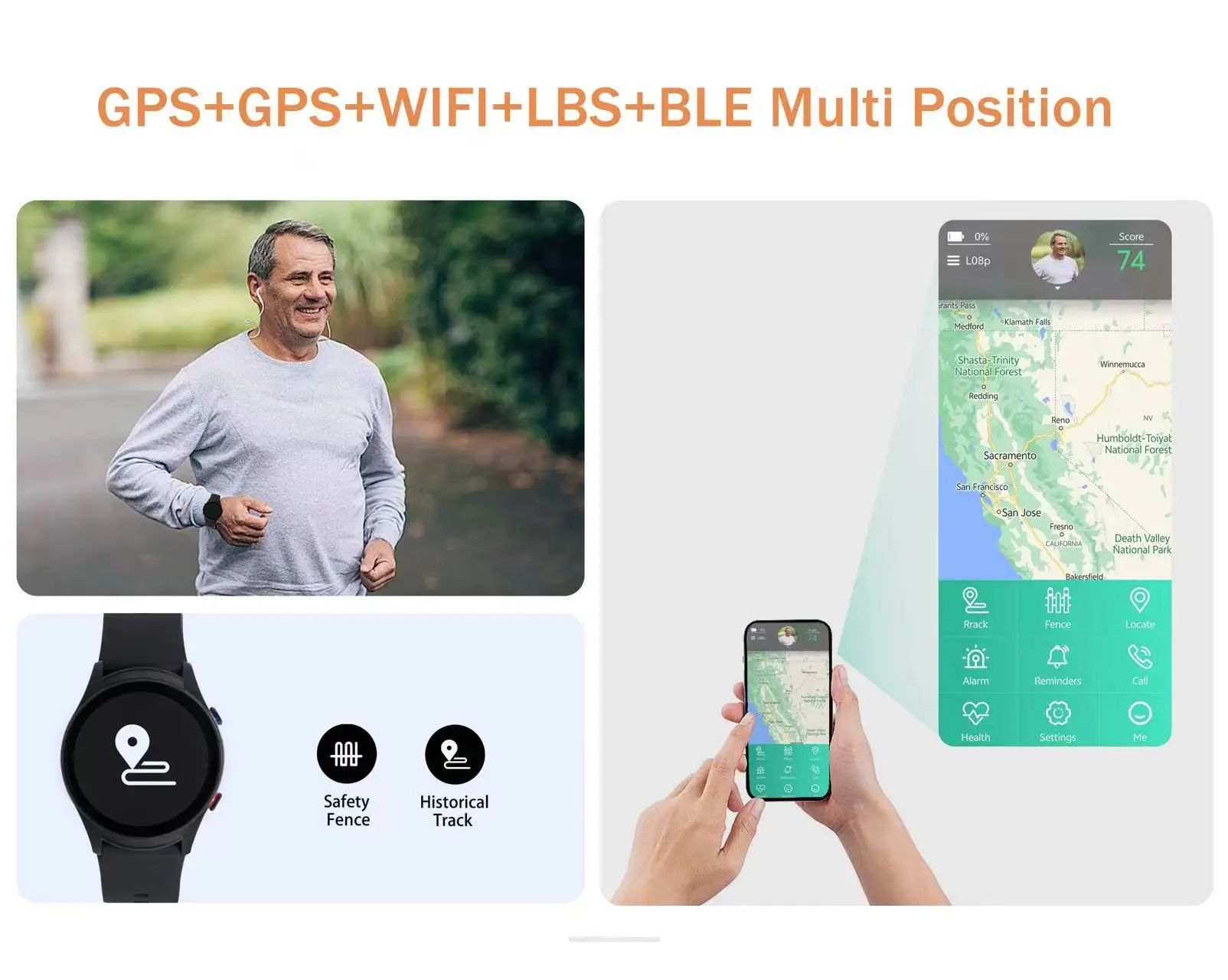 4G Elderly care smart watch Fa - Fall Detection Watch 리뷰 및 가격
