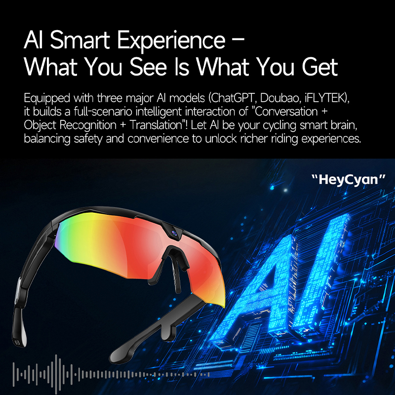 BT Cycling Sunglasses AI Voice - Smart Glasses Lens 리뷰 및 가격