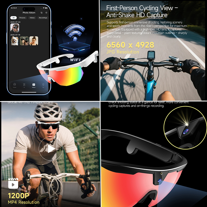 BT Cycling Sunglasses AI Voice - Smart Glasses Lens 리뷰 및 가격
