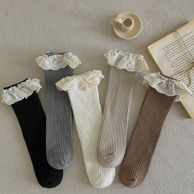 Ruffle Baby Girls Knee High So - Baby Sock Oximeter 리뷰 및 가격