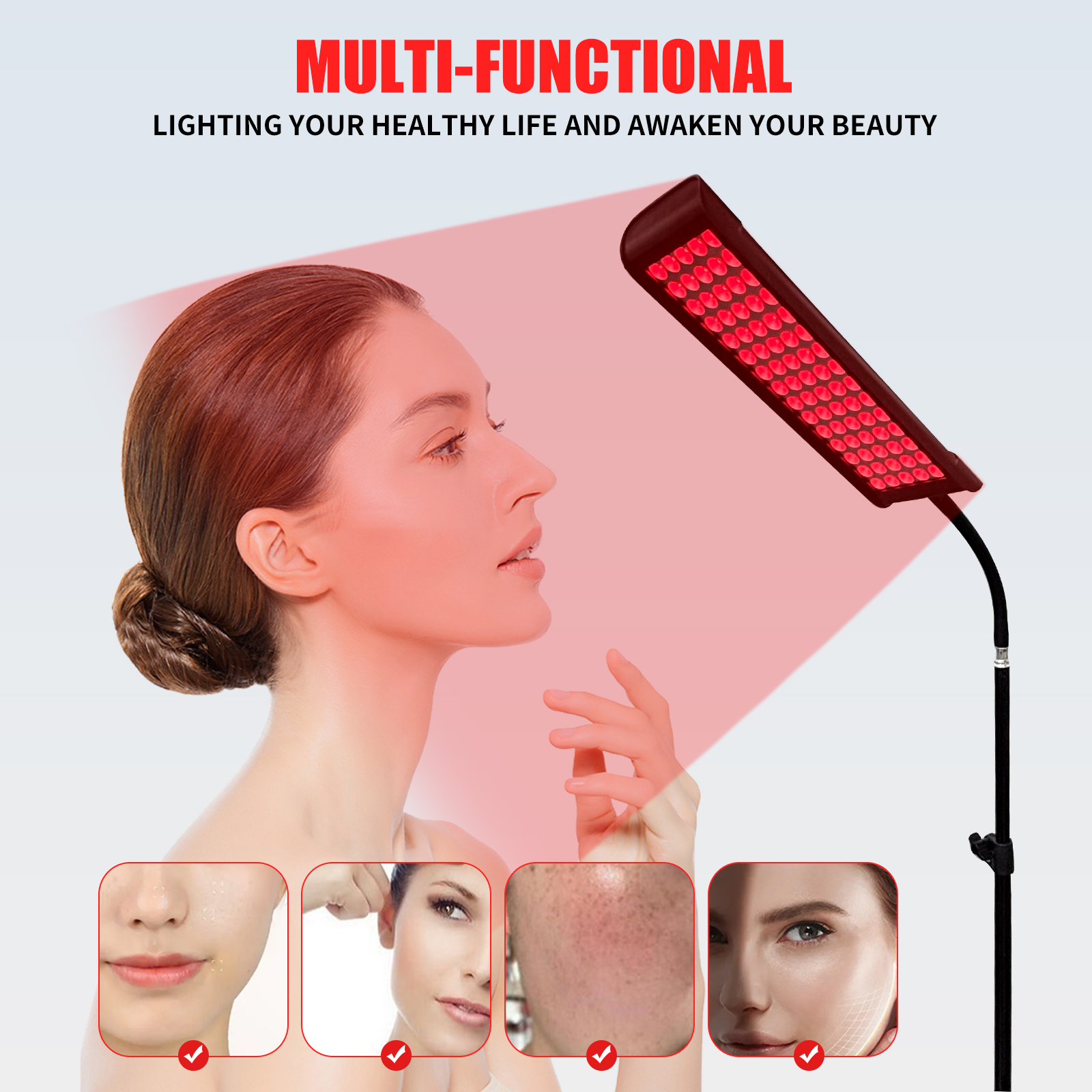 Red Light Therapy Panel Lamp L - Galvanic Skin Sensor 리뷰 및 가격