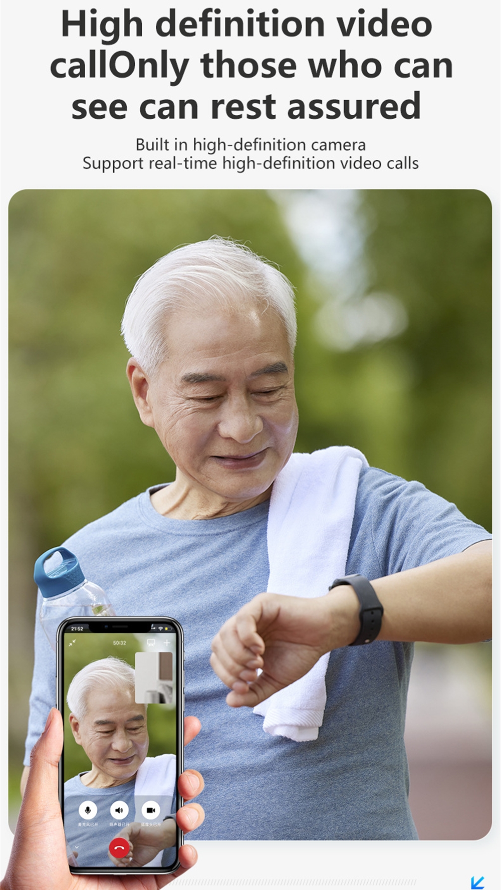 Elderly Smart Watch For Senior - Fall Detection Watch 리뷰 및 가격