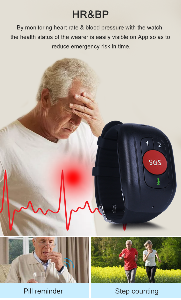 4G Smart GPS Tracker Watch for - Fall Detection Watch 리뷰 및 가격