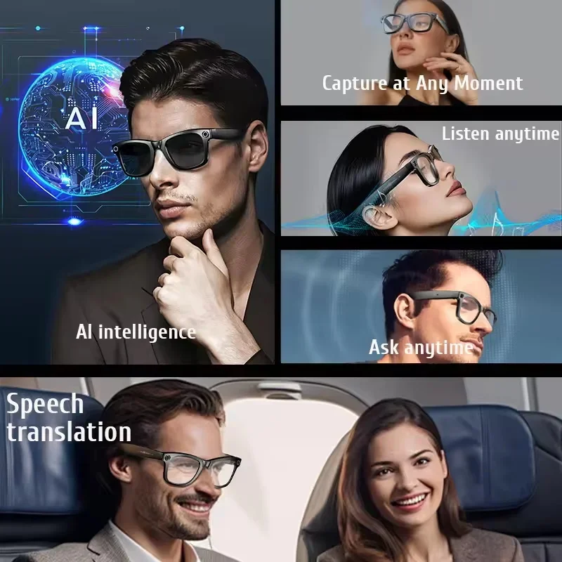 6K HD AI Camera Glasses 800MP  - Smart Glasses Lens 리뷰 및 가격