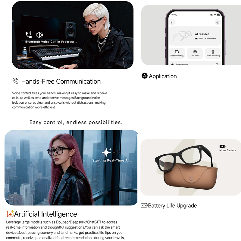 2026 Genuine Leather 2000Mah C - Smart Glasses Lens 리뷰 및 가격