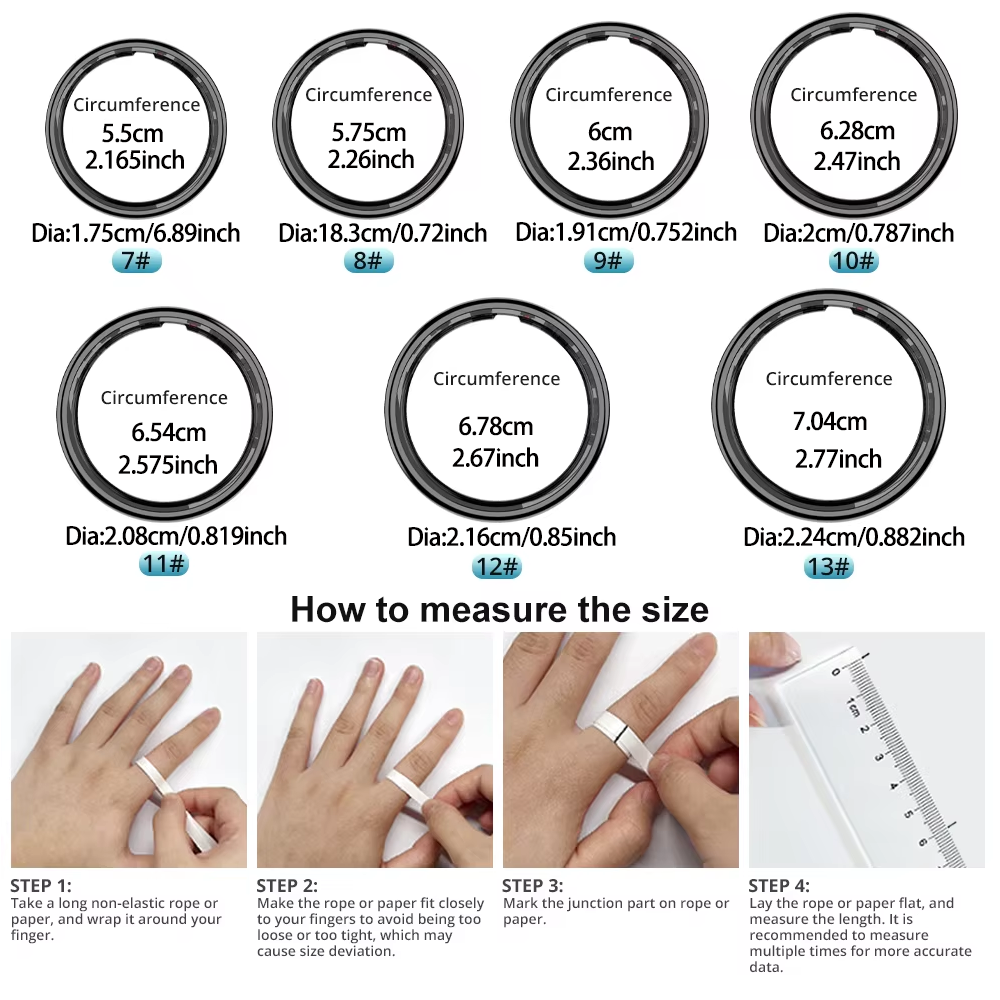 Smart Ring with Charging Case, - Temperature Ring Skin 리뷰 및 가격