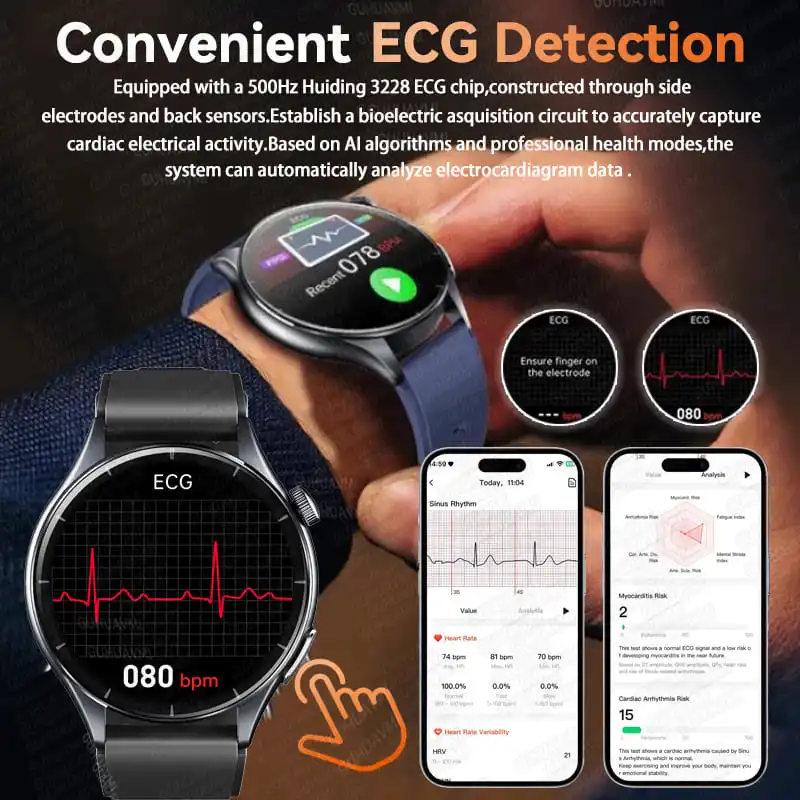 ECG Health Diagnosis Smart Wat - Fatigue Band Monitor 리뷰 및 가격