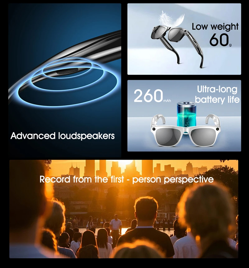 8K AI Smart Glasses Bluetooth  - Smart Glasses Lens 리뷰 및 가격