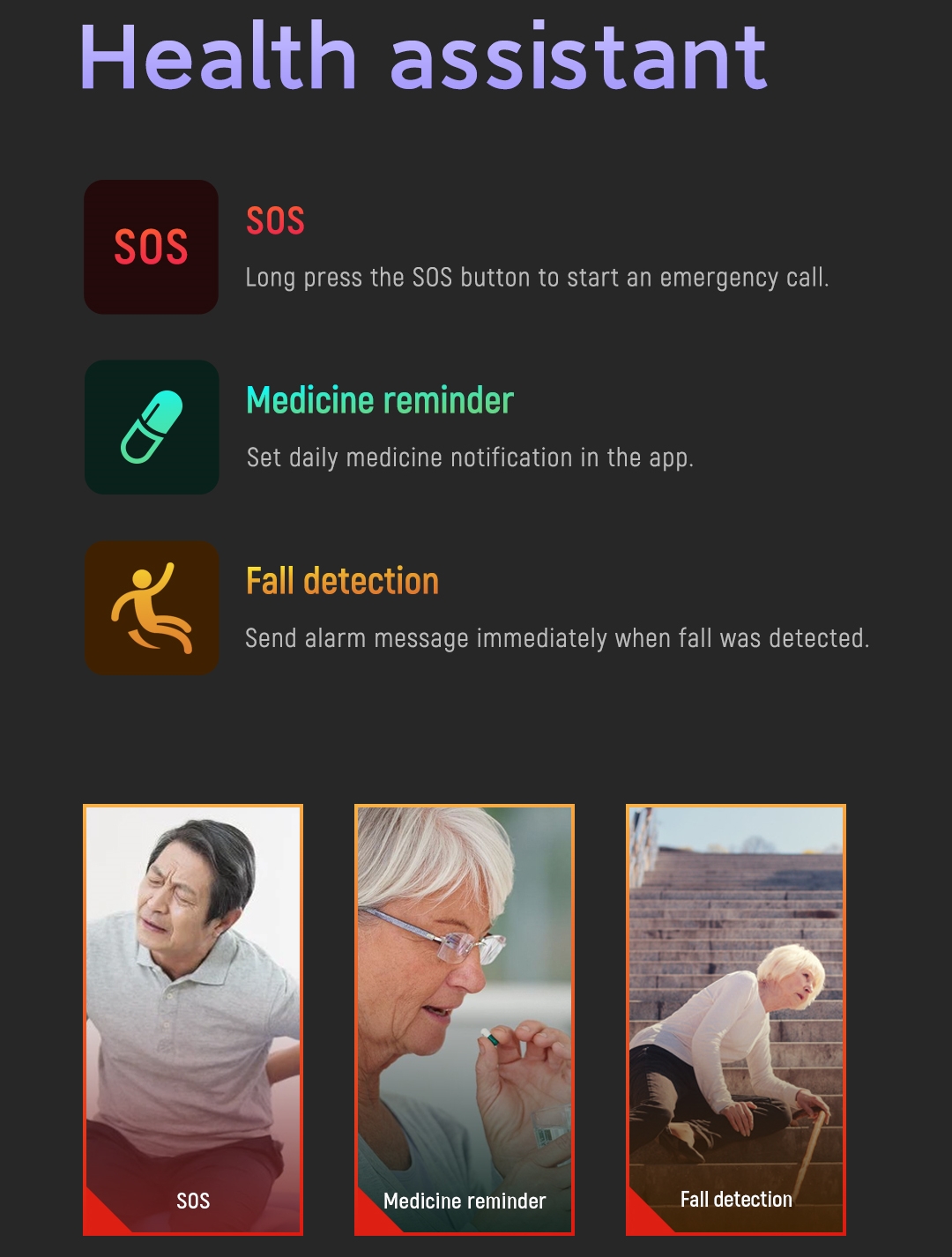 Fall Detection Smart Watch For - Fall Detection Watch 리뷰 및 가격